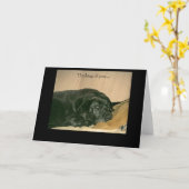 Denken an Sie Karte (Gelbe Blume)