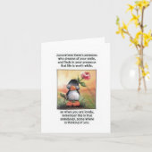 Denken an Sie Karte (Gelbe Blume)