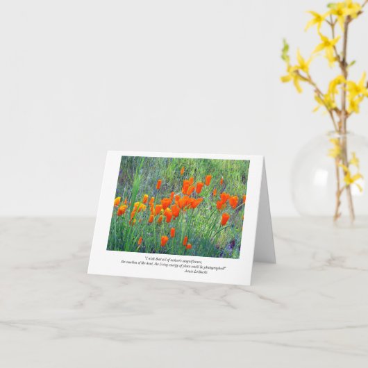 Denken an Sie Karte (Gelbe Blume)