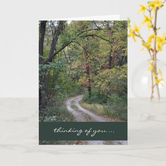 Denken an Sie… Karte (Gelbe Blume)