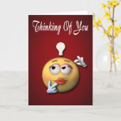 Denken an Sie Karte (Gelbe Blume)