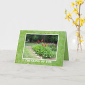 DENKEN AN SIE KARTE (Gelbe Blume)