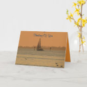 Denken an Sie Karte (Gelbe Blume)