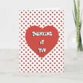 Denken an Sie Karte (Vorderseite)