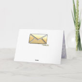 Denken an Sie Karte (Rückseite)