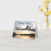 Denken an Sie… Karte (Gelbe Blume)