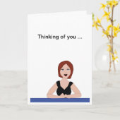 Denken an Sie Karte (Gelbe Blume)