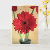 Denken an Sie Karte (Gelbe Blume)