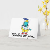 Denken an Sie… Karte (Gelbe Blume)