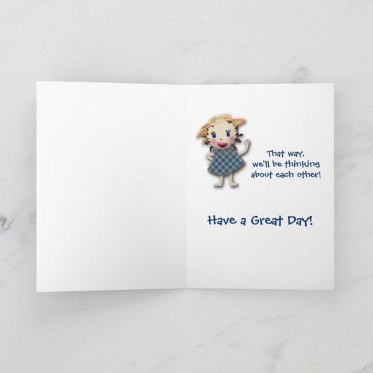 Denken an Sie - Karte (Innenseite)