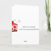 Denken an Sie Karte (Rückseite)