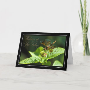 Denken an Sie Libellen-Karte Karte