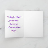 Denken an Sie lieber Freund Karte (Innenseite)