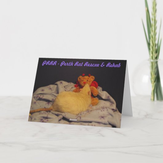 Denken an Sie mit Milko. Karte (Rückseite)