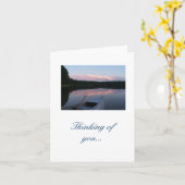 Denken an Sie… notecard Karte (Gelbe Blume)