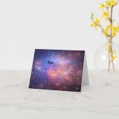 Denken an Sie Raum-Flugzeug-Anmerkungs-Karte Karte (Gelbe Blume)