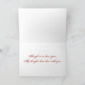 Denken an Sie Robin-Karte Karte (Innenseite)