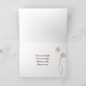 Denken an Sie Schmetterlinge Karte (Innenseite)