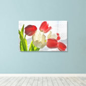 DENKEN AN SIE TULPEN LEINWANDDRUCK (Insitu (Holzboden))