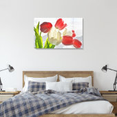 DENKEN AN SIE TULPEN LEINWANDDRUCK (Insitu (Schlafzimmer))