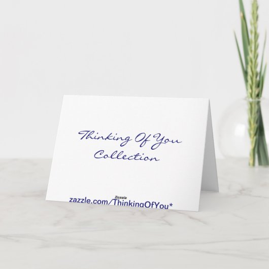 Denken an Sie Wasserfall Karte (Rückseite)