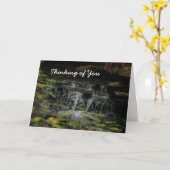 Denken an Sie Wasserfall Karte (Gelbe Blume)