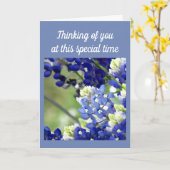 Denken an Sie Wildblumegrußkarte Karte (Gelbe Blume)