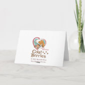 Denken an Sie Ziegen-Karte Karte (Rückseite)