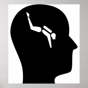 Denken an Sporttauchen Poster