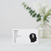 Denken an Tai-Chi Visitenkarte (Stehend Vorderseite)