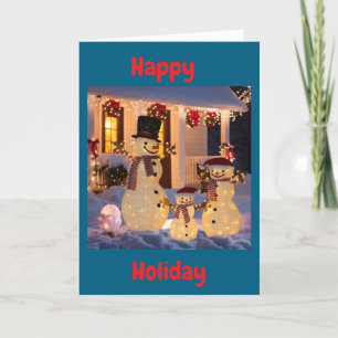 DENKEN AN UNS AM WUNDERBARSTEN URLAUB FEIERTAGSKARTE