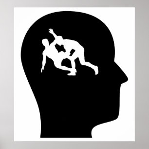 Denken an Wrestling Poster