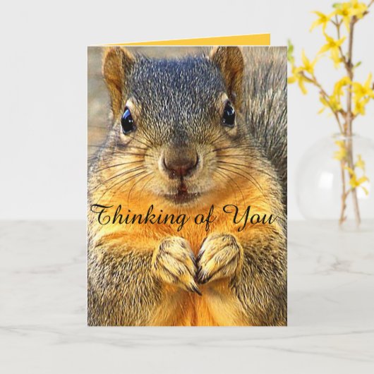 Denken an You_ Karte (Gelbe Blume)