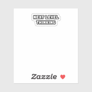 Denken auf der nächsten Ebene Innovationswachstum  Aufkleber