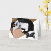 Denken außerhalb der Grußkarte Karte (Gelbe Blume)