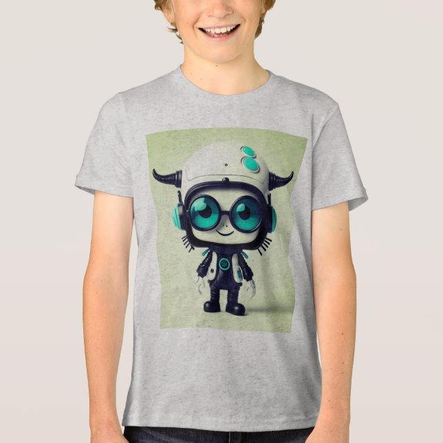 Denken außerhalb der Schachtel Tri-Blend Shirt (Vorderseite)