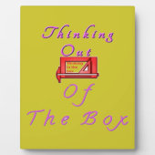 Denken außerhalb des Box-Designs Fotoplatte (Vorderseite)