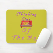 Denken außerhalb des Box-Designs Mousepad (Mit Mouse)
