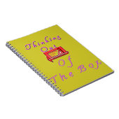 Denken außerhalb des Box-Designs Notizblock (Rechte Seite)