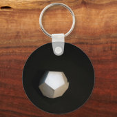 Denken außerhalb des Dodekaedron Schlüsselanhänger (Vorderseite)