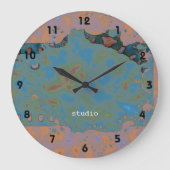 Denken außerhalb des Filmstreifen Große Wanduhr (Vorderseite)