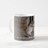 Denken außerhalb des Kastens Kaffeetasse (Vorderseite Links)