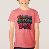 Denken außerhalb des Rahmens Tri-Blend Shirt (Vorderseite)