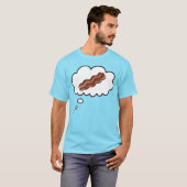 Denken Bacon Funny T - Shirt (Vorne ganz)