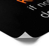 DENKEN - bevor Sie posten - Poster (Ecke)