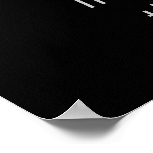 DENKEN - bevor Sie sprechen - Poster (Ecke)