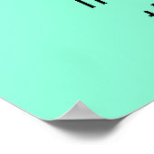 DENKEN - bevor Sie sprechen - Poster (Ecke)