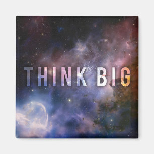 DENKEN BIG - Raum und Universum Motivierend Magnet