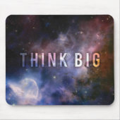 DENKEN BIG - Raum und Universum Motivierend Mousepad (Vorne)