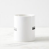 Denken ... Bitte seien Sie geduldig Kaffee-Tasse Kaffeetasse (Mittel)